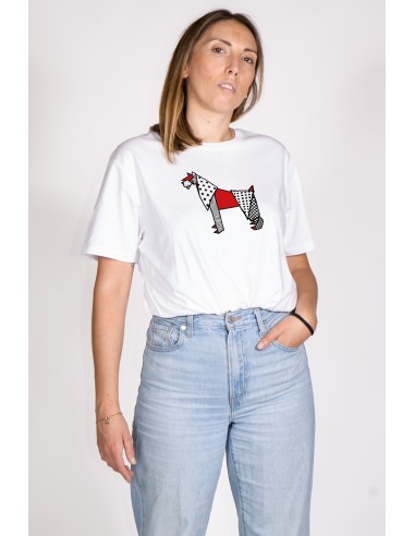 Women's Pop Origami T-shirt Schnauzer