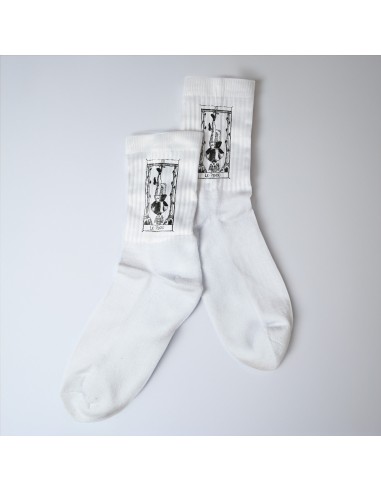 Crew Socks  Men Women Unisex Tarot De Marseille "Tarot of Marseille" Le Pendu XII