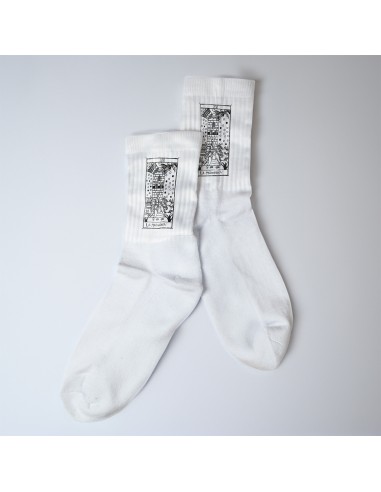 Crew Socks  Man Woman Unisex Tarot De Marseille "Tarot de Marseille" La Maison Dieu XVI