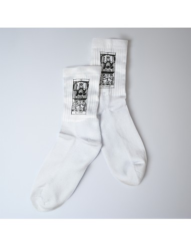 Crew Socks  Man Woman Unisex Tarot De Marseille "Tarot de Marseille" Le Chariot VII