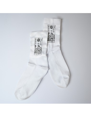 Crew Socks  Man Woman Unisex Tarot De Marseille "Tarot de Marseille" L'etoille XVII