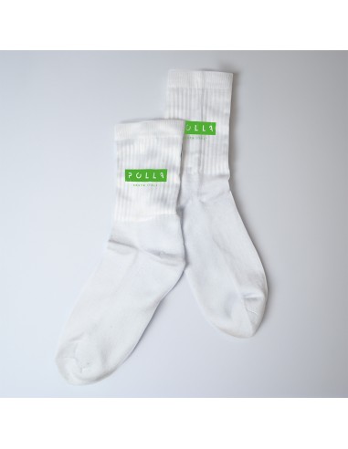 Crew Socks Man Woman Unisex Polla Print Green