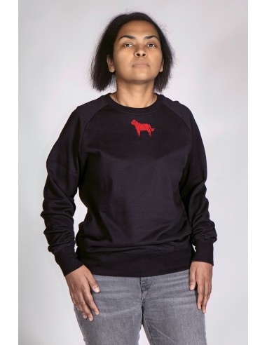 Minigami Saint Bernard Woman Round Neck Sweatshirt