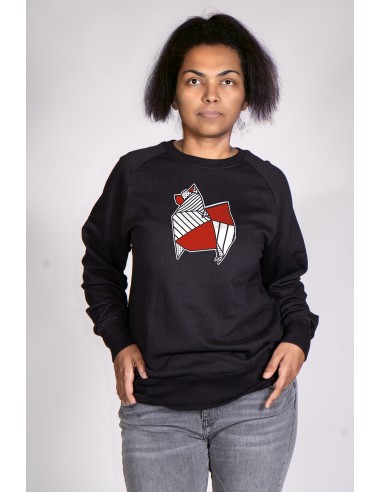 Pop Origami Spitz Women's Round Neck Sweatshirt