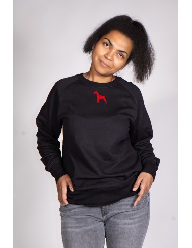 Minigami Airedale Terrier Women's Crew Neck Sweatshirt