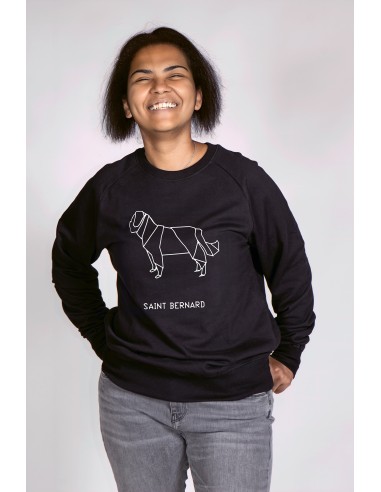 Origami Saint Bernard Women's Crew Neck Sweatshirt