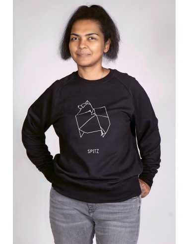 Origami Spitz Woman Round Neck Sweatshirt