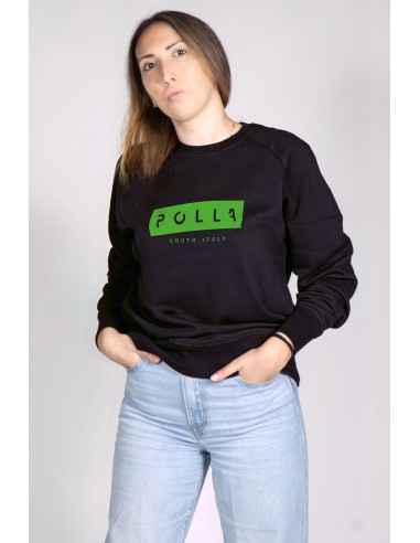 Polla Women's Crew Neck Sweatshirt Green Print