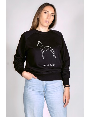 Origami Great Dane Women's Crew Neck Sweatshirt