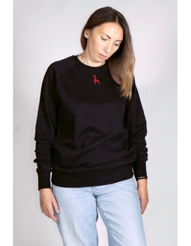 Minigami Pinscher Woman Round Neck Sweatshirt