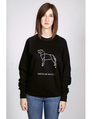 Origami American Mastiff Women's Crew Neck Sweatshirt