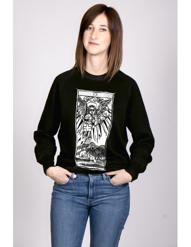 Tarot De Marseille Women's Round Neck Sweatshirt Le Jugement XX