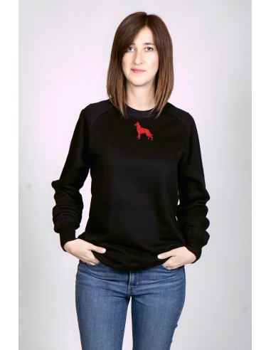 Minigami German Shepherd Woman Round Neck Sweatshirt