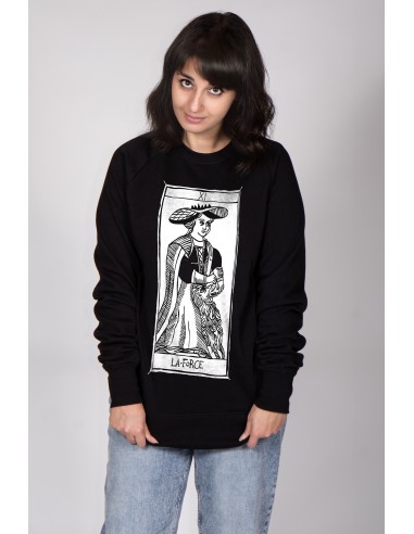 Tarot De Marseille La Force XI Women's Round Neck Sweatshirt