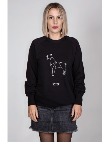 Origami Boxer Women's Crew Neck Sweatshirt