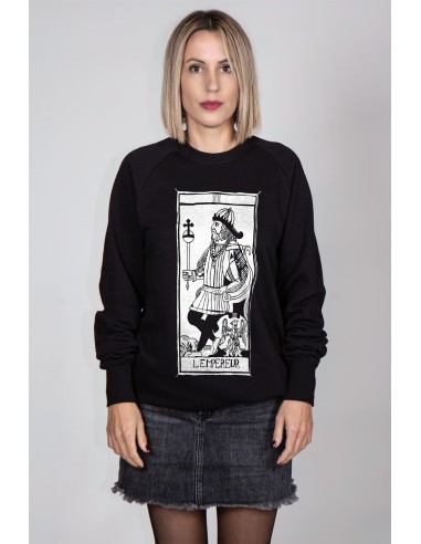 Tarot De Marseille L'empereur IV Women's Round Neck Sweatshirt