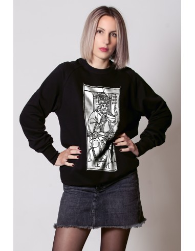 Tarot De Marseille Le Pape V Women's Round Neck Sweatshirt