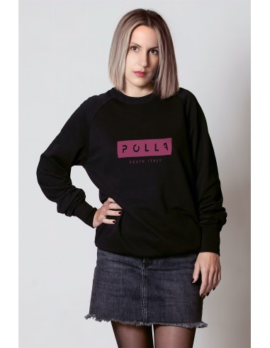 Polla Women's Crewneck Sweatshirt Fuchsia Print