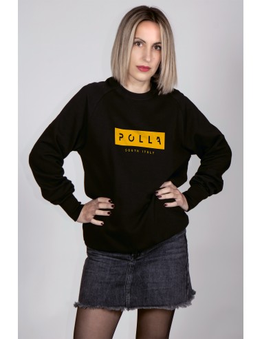 Polla Women's Crew Neck Sweatshirt Yellow Print