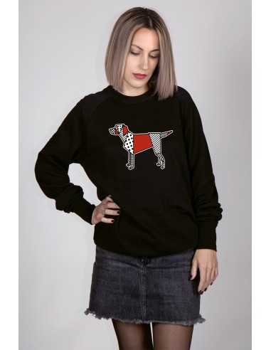 Pop Origami Labrador Women's Crew Neck Sweatshirt