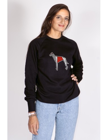 Pop Origami Greyhound Women's Crew Neck Sweatshirt