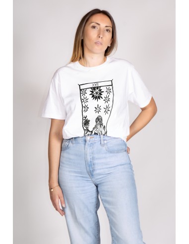 T-shirt  Donna "Tarot De Marseille" Tarocchi di Marsiglia  L’etoille XVII