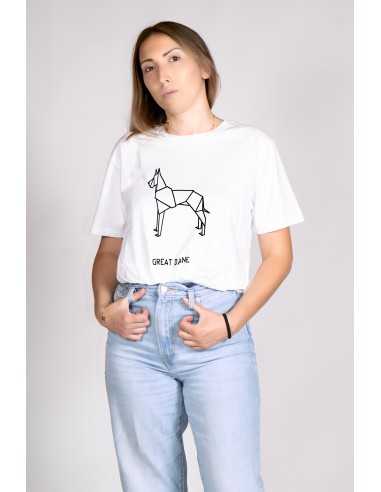 T-shirt Donna Origami Great Dane