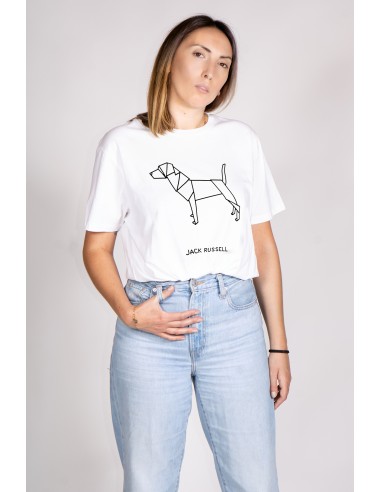 T-shirt Donna Origami Jack Russell