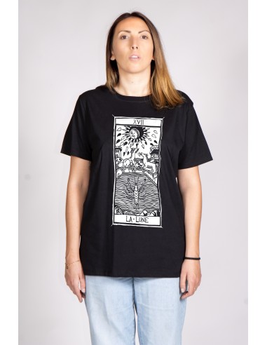 T-shirt  Donna "Tarot De Marseille" Tarocchi di Marsiglia  La Lune XVIII