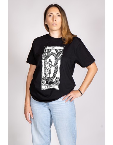 T-shirt  Donna "Tarot De Marseille" Tarocchi di Marsiglia  Le Monde XXI