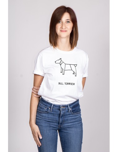 Women's Origami T-shirt Bull Terrier