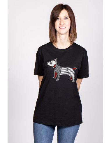 Women's Pop Origami T-shirt Bull Terrier