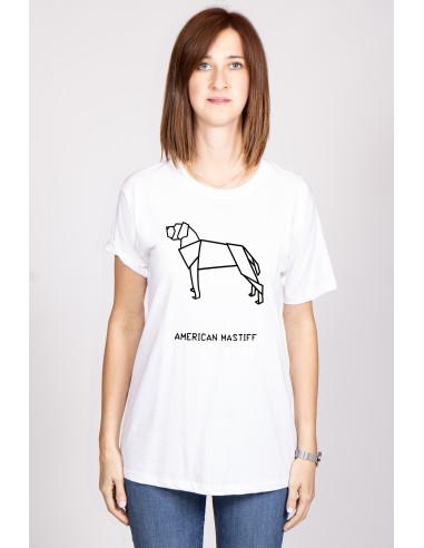 T-shirt Donna Origami American Mastiff