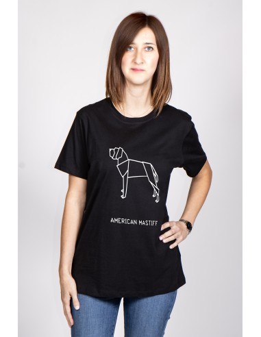 T-shirt Donna Origami American Mastiff