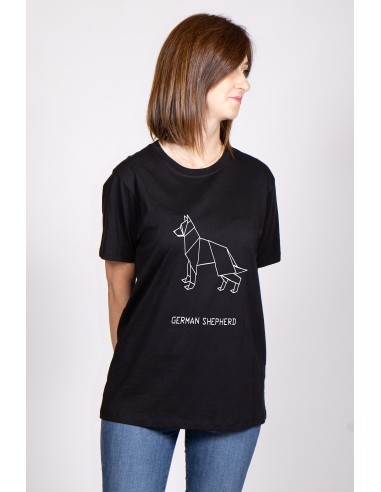 T-shirt Donna Origami German Shepherd