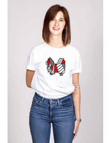 Women's Pop Origami T-shirt Japanese Chin