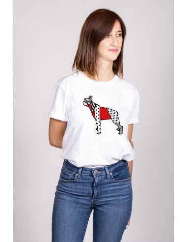 Women's Pop Origami T-shirt Boston Terrier