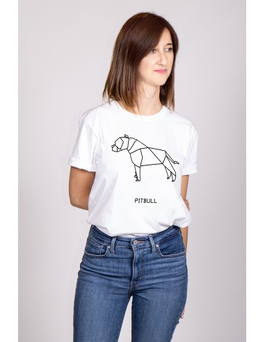 Women's Origami T-shirt Pitbull