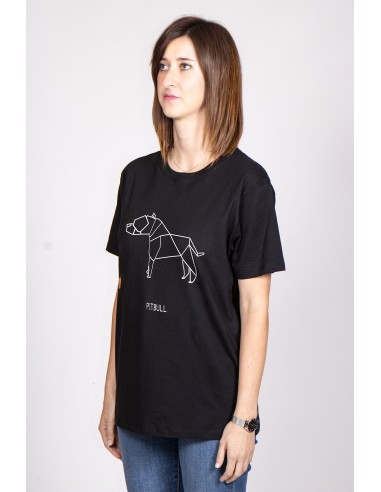 Women's Origami T-shirt Pitbull