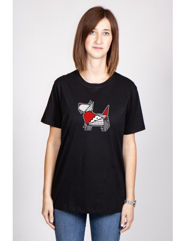 Women's Pop Origami T-shirt Scottish Terrier