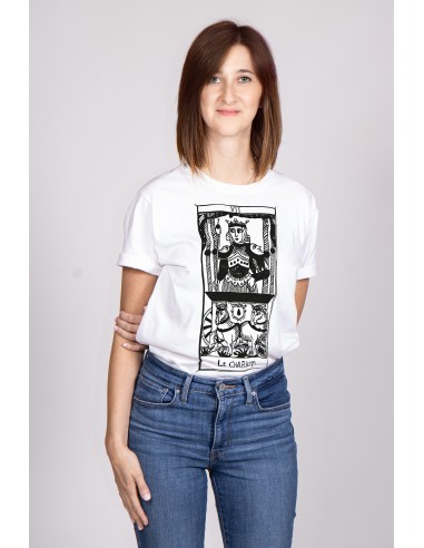 T-shirt  Donna "Tarot De Marseille" Tarocchi di Marsiglia  Le Chariot VII