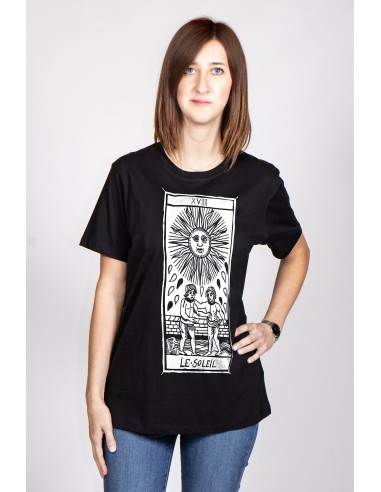 T-shirt  Donna "Tarot De Marseille" Tarocchi di Marsiglia  Le Soleil XIX