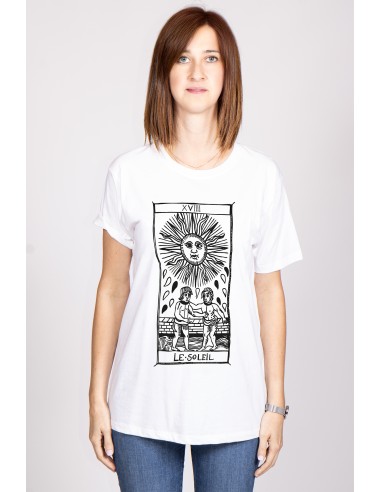 T-shirt  Donna "Tarot De Marseille" Tarocchi di Marsiglia  Le Soleil XIX