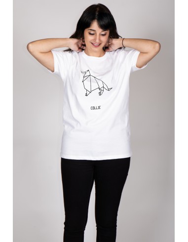 Women's Origami T-shirt Collie