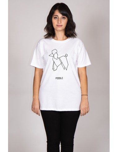 Women's Origami T-shirt Poodle