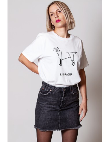 T-shirt Donna Origami Labrador