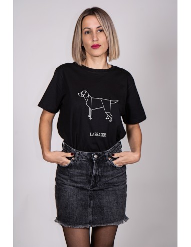 T-shirt Donna Origami Labrador