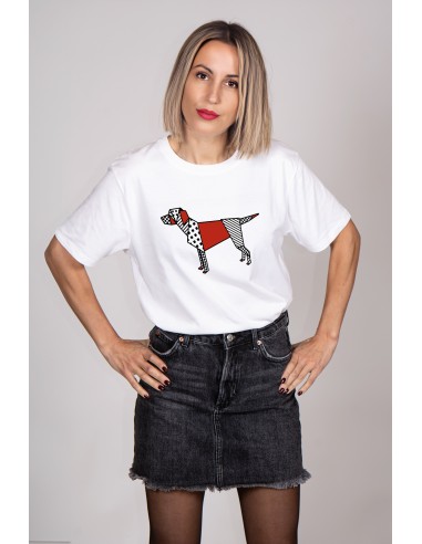 T-shirt Donna Pop Origami Labrador