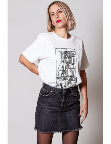 T-shirt  Donna "Tarot De Marseille" Tarocchi di Marsiglia  Le Pape V