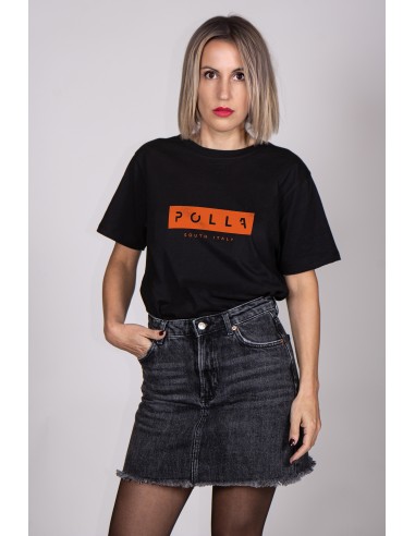 Women's T-shirt Polla Print Orange